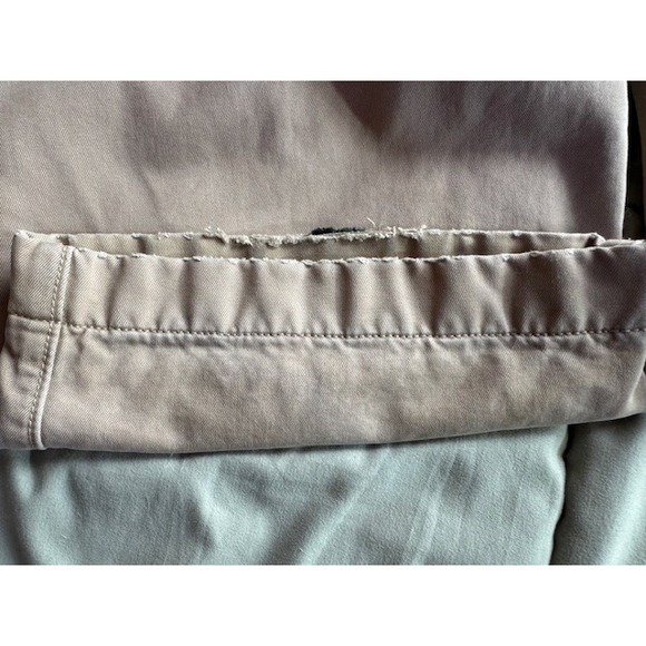 VTG J Crew Mens 36 x 30 Flannel Lined Khaki Chino Pants Tartan Plaid Y2K Grandpa - Picture 8 of 16